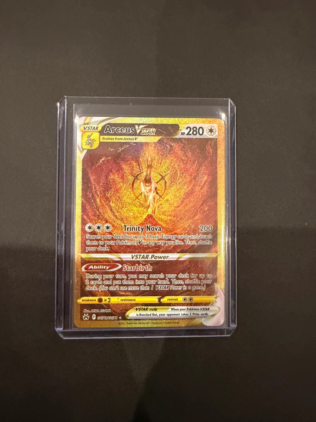 Pokemon Arceus VSTAR Starbirth Card