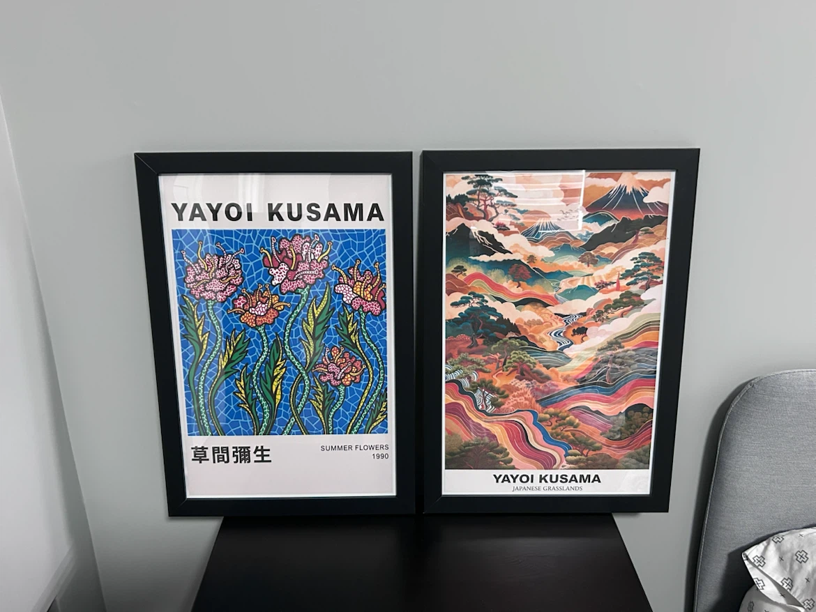 Yayoi Kusama Art Framed Posters