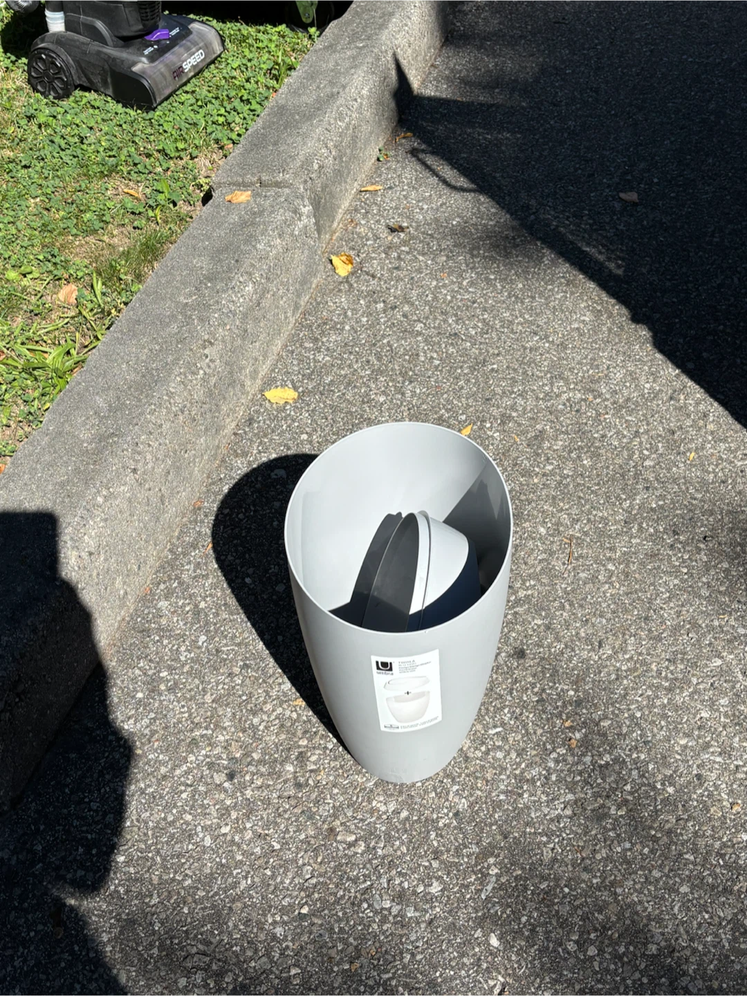 Umbra "typha" waste bin with insert