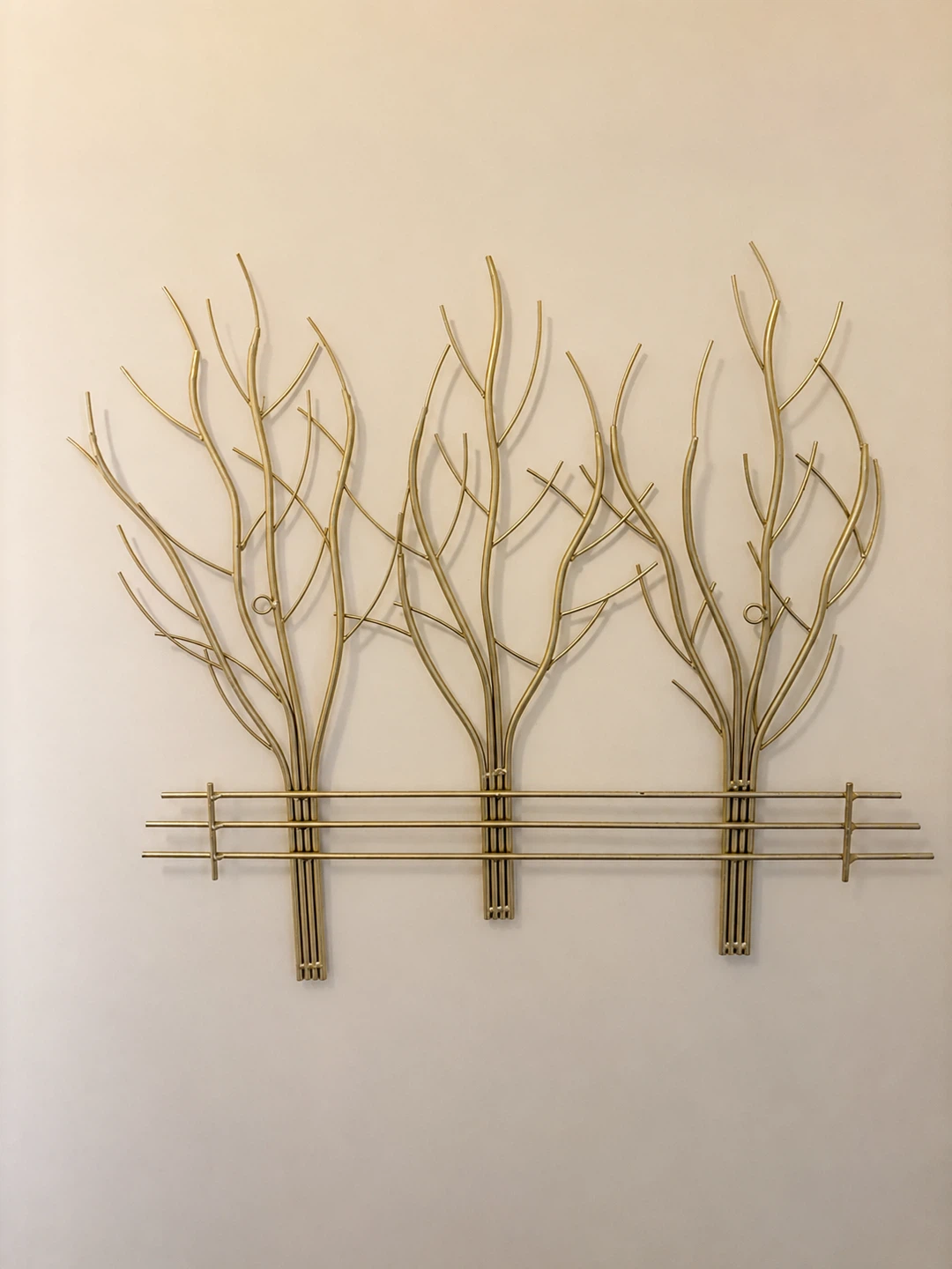 Gold Metal Tree Wall Art