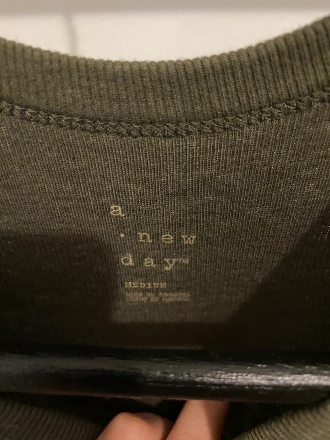 A New Day Ribbed Tank Top - Olive Green - Medium - photo 4