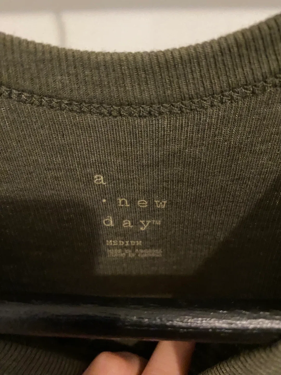 A New Day Ribbed Tank Top - Olive Green - Medium - photo 4