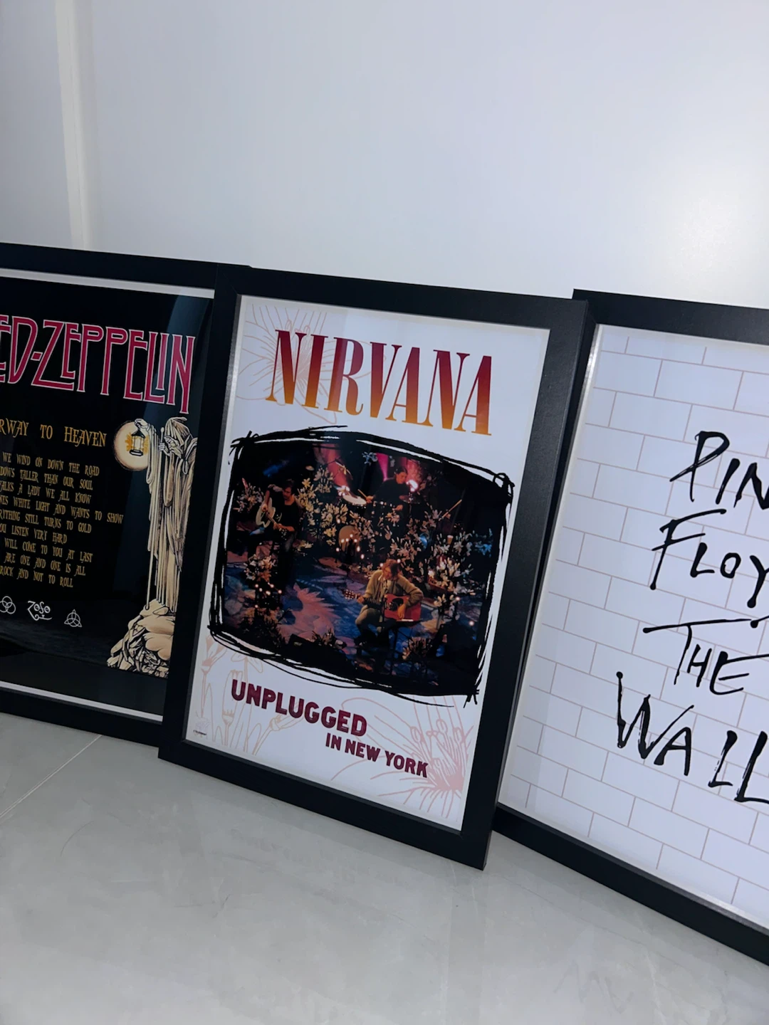 Framed Music Posters - Led Zeppelin, Nirvana, Pink Floyd - photo 2