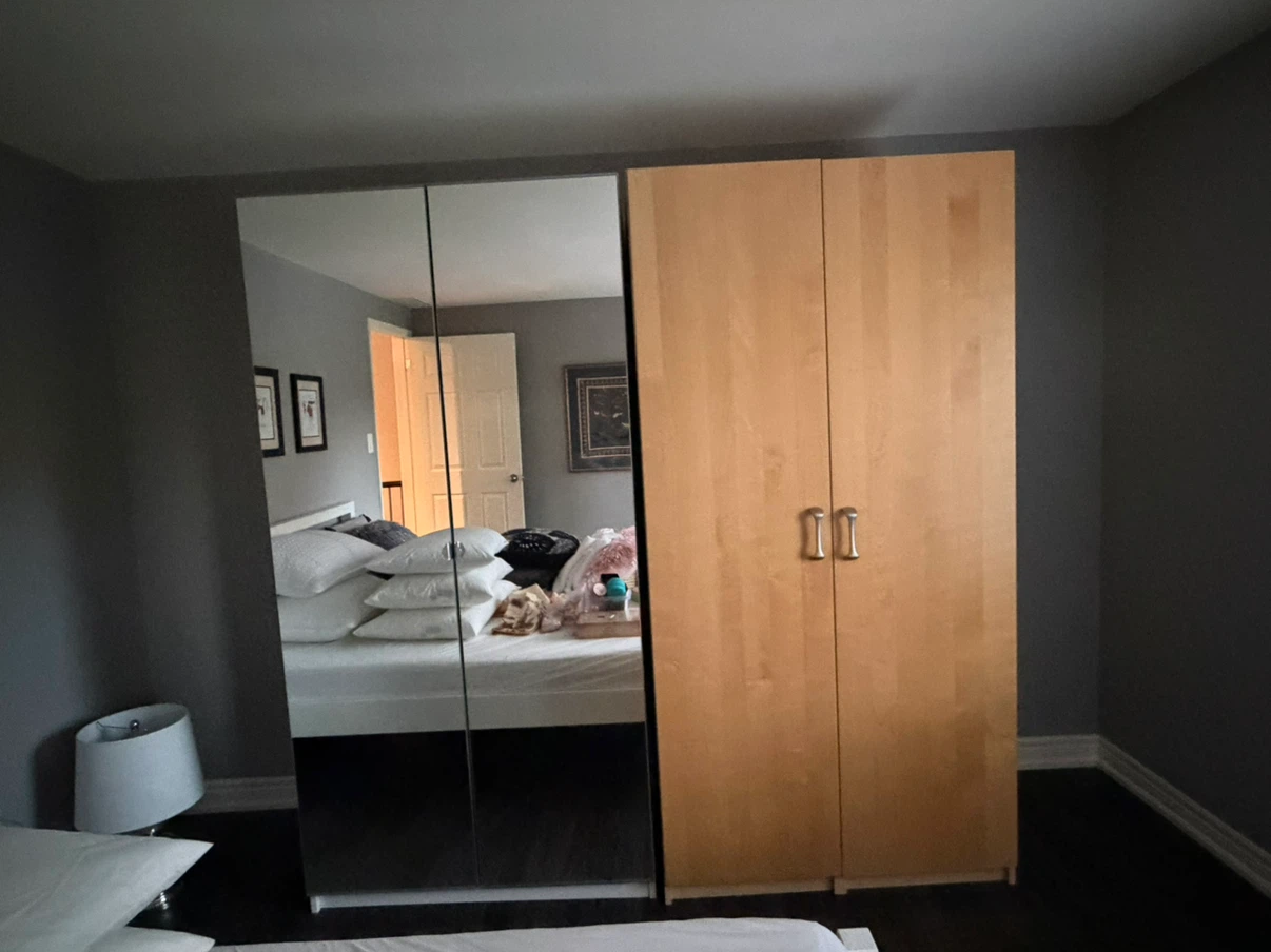 IKEA 2 piece Wardrobe with Shelves and Drawers