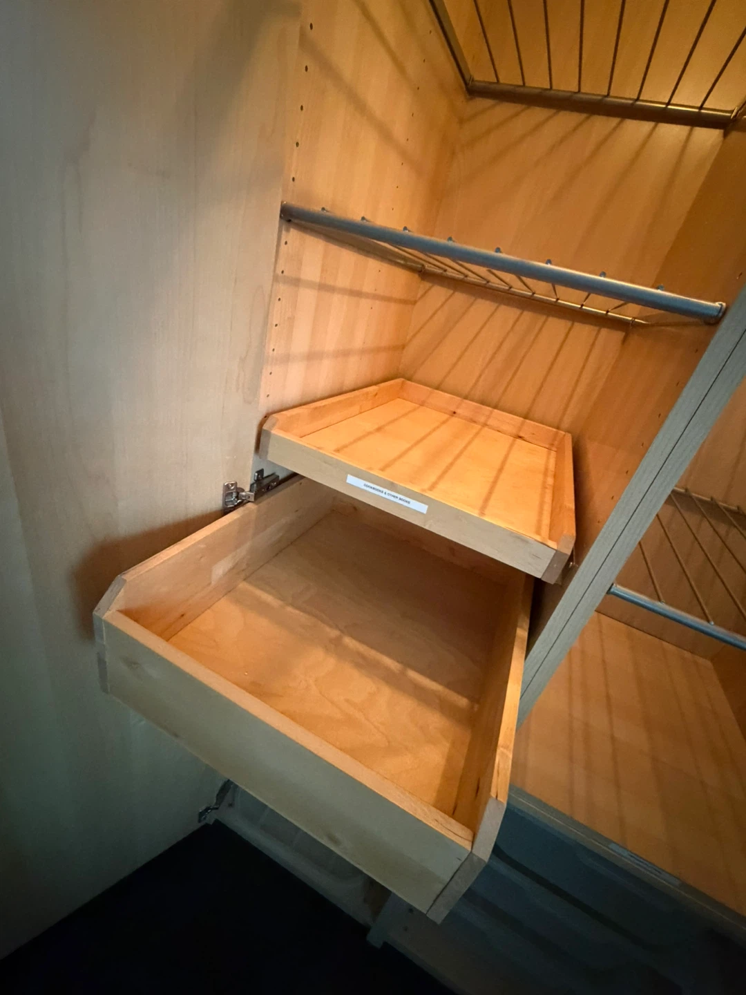 IKEA 2 piece Wardrobe with Shelves and Drawers - photo 4