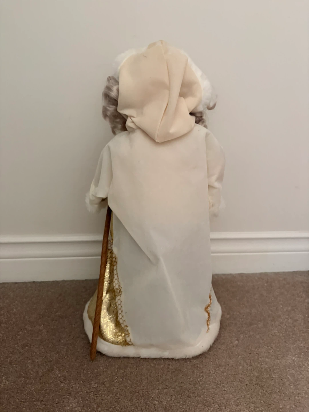Decorative Father Christmas Figure with Staff - photo 2