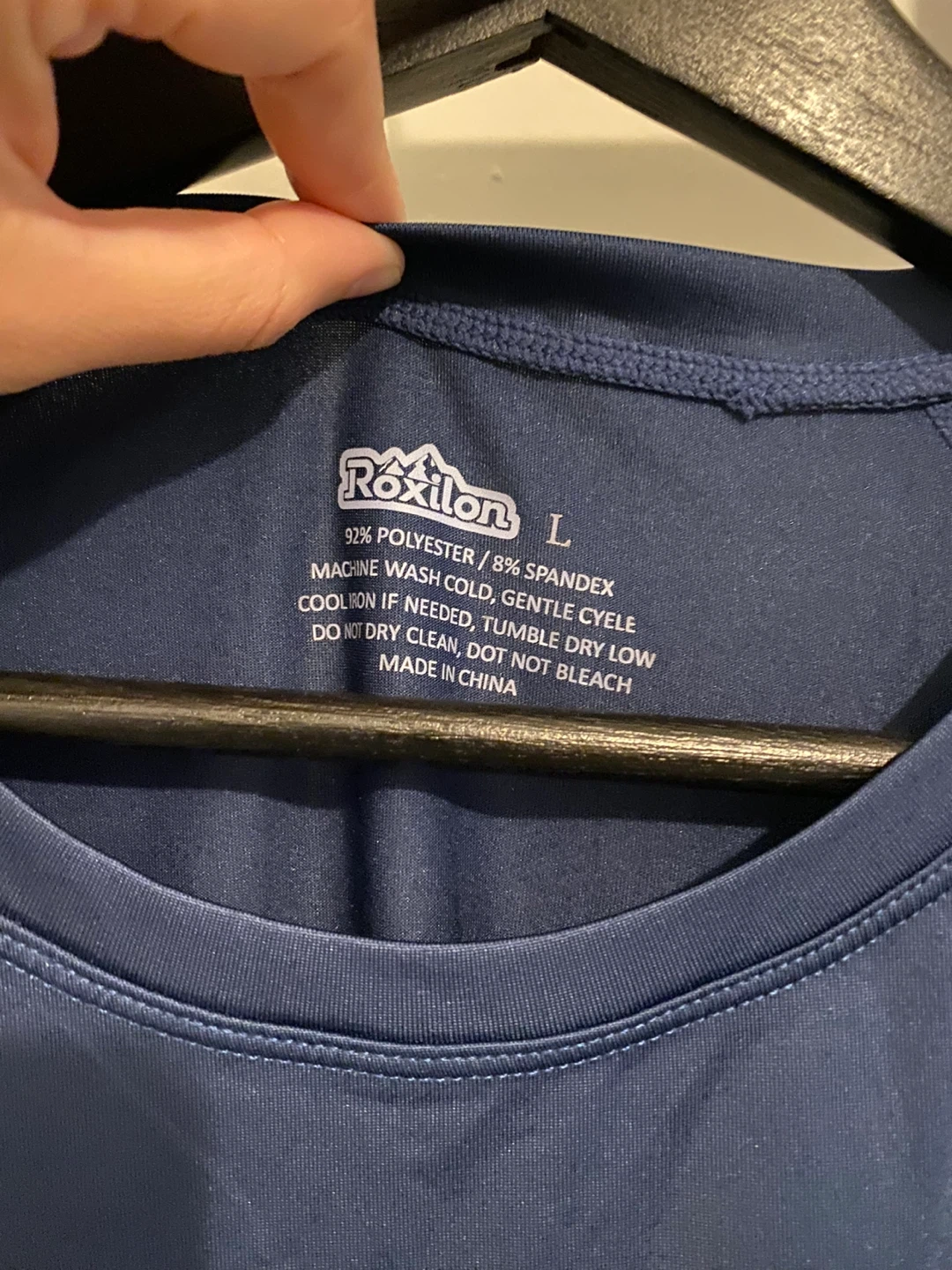 Roxillon Women's Athletic T-Shirt - Blue - Size L - photo 3