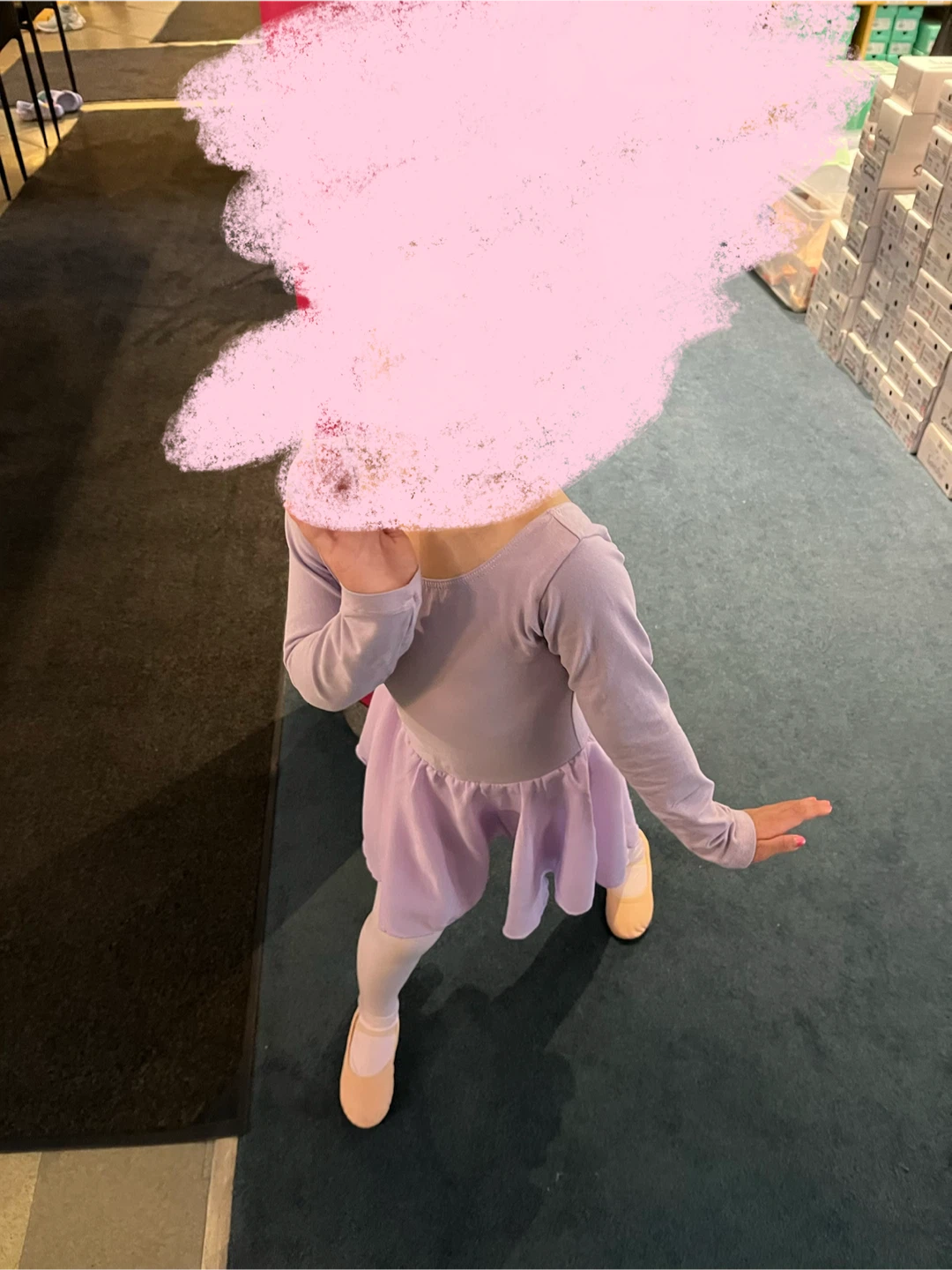 Lilac Ballet Leotard with Attached Skirt - photo 3