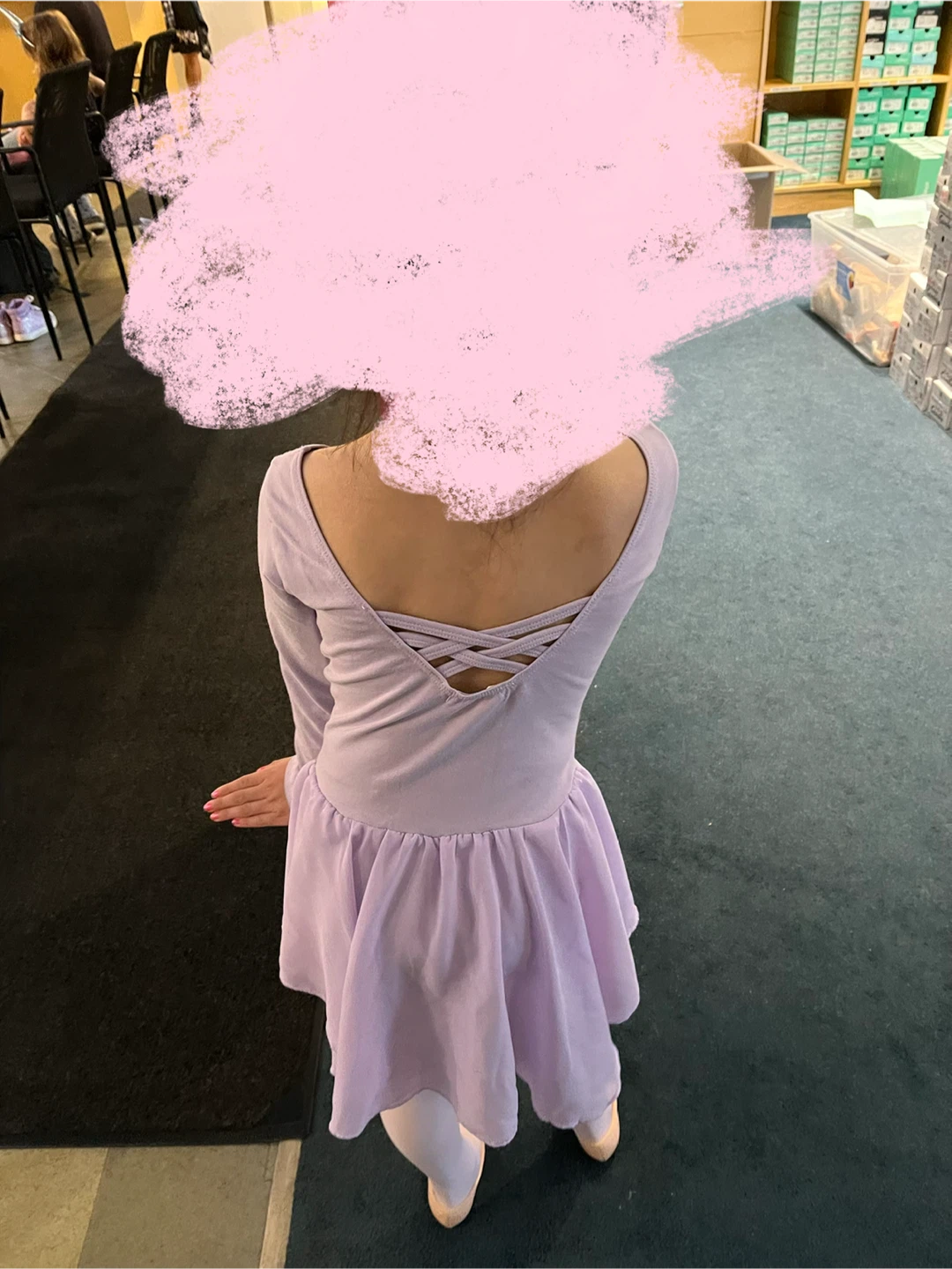 Lilac Ballet Leotard with Attached Skirt - photo 4