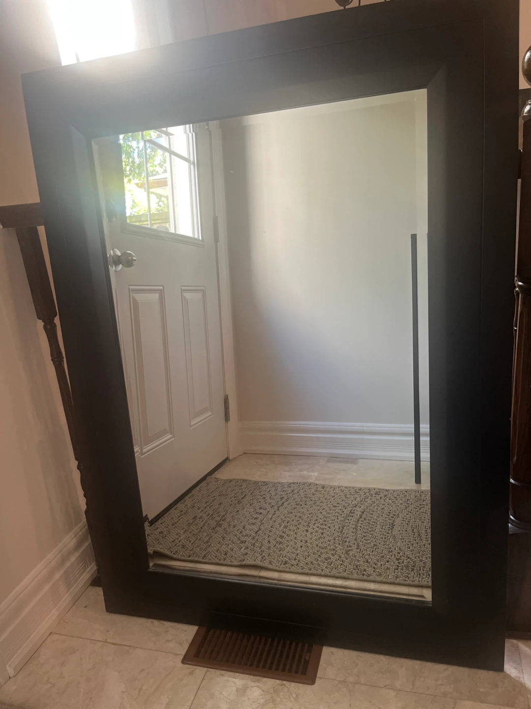 Brown Framed Mirror