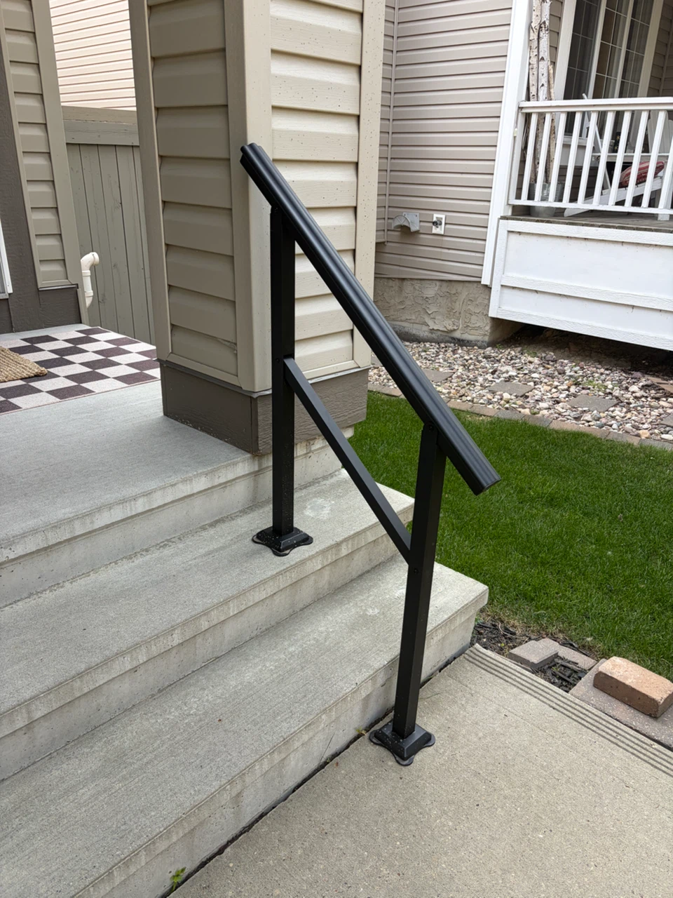 VEVOR Black Metal Handrail - photo 2