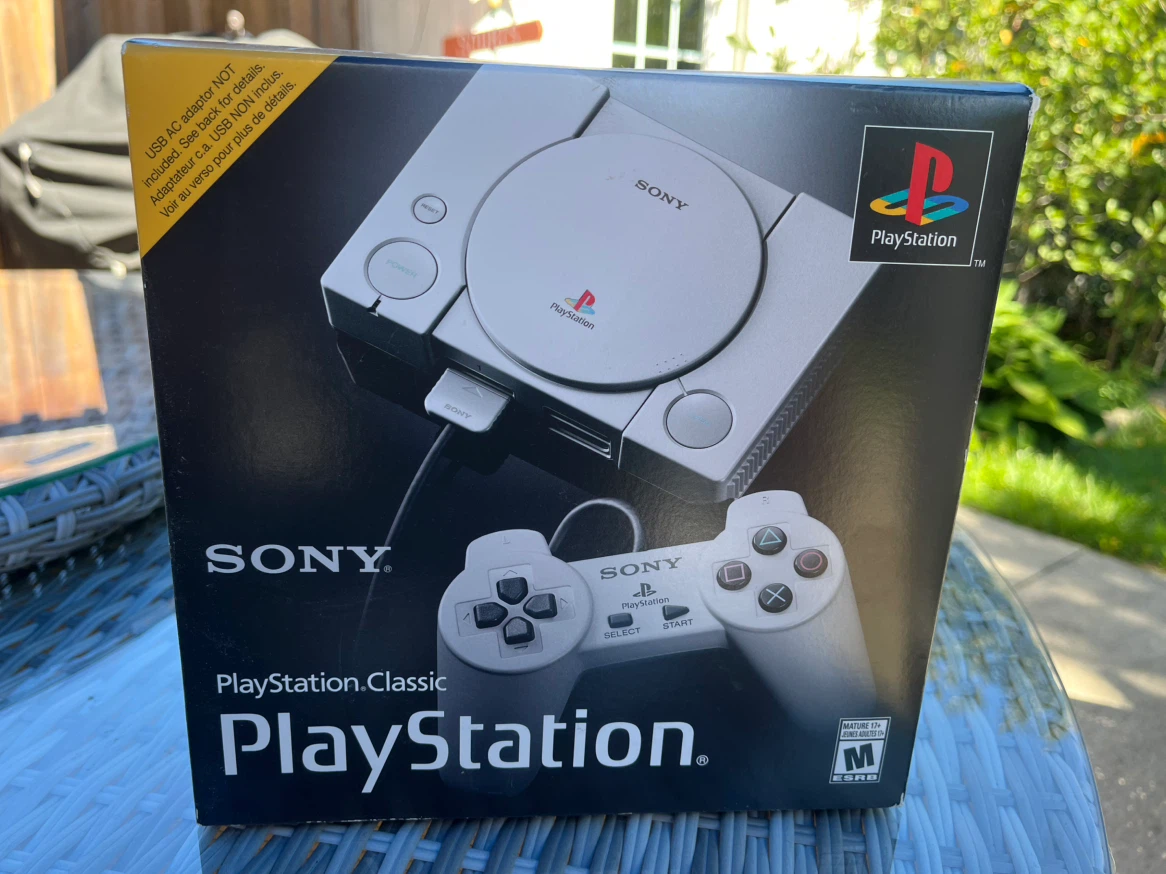 Sony PlayStation Classic Console with 20 Preloaded Games