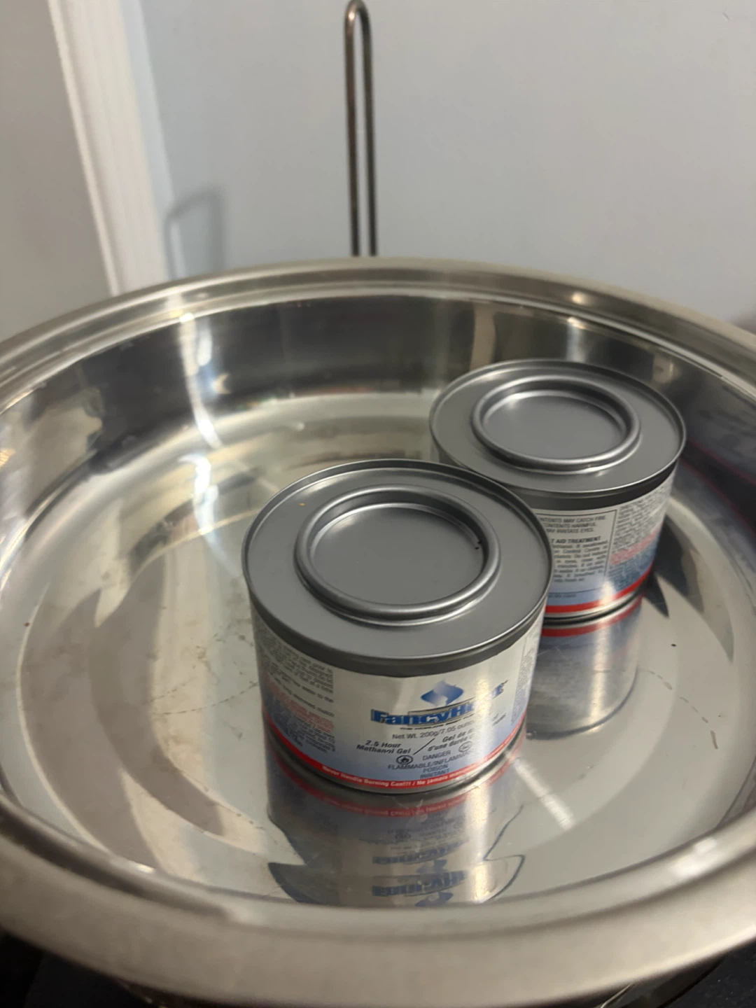 Stainless Steel Chafing Dish with Fuel Cans - photo 2