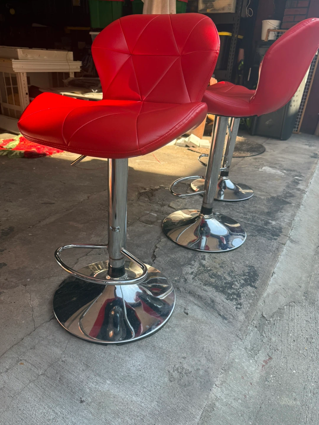 Red Bar Stools (Set of 3) - photo 3