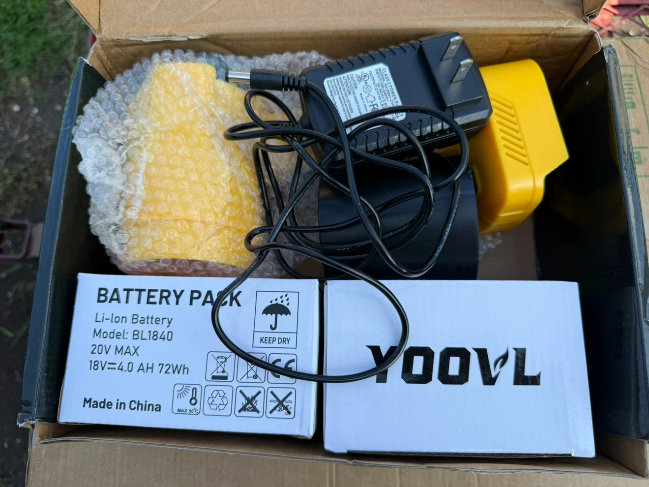 YOVOL Handheld Leaf Blower Cordless 20V 4.0AH - photo 2