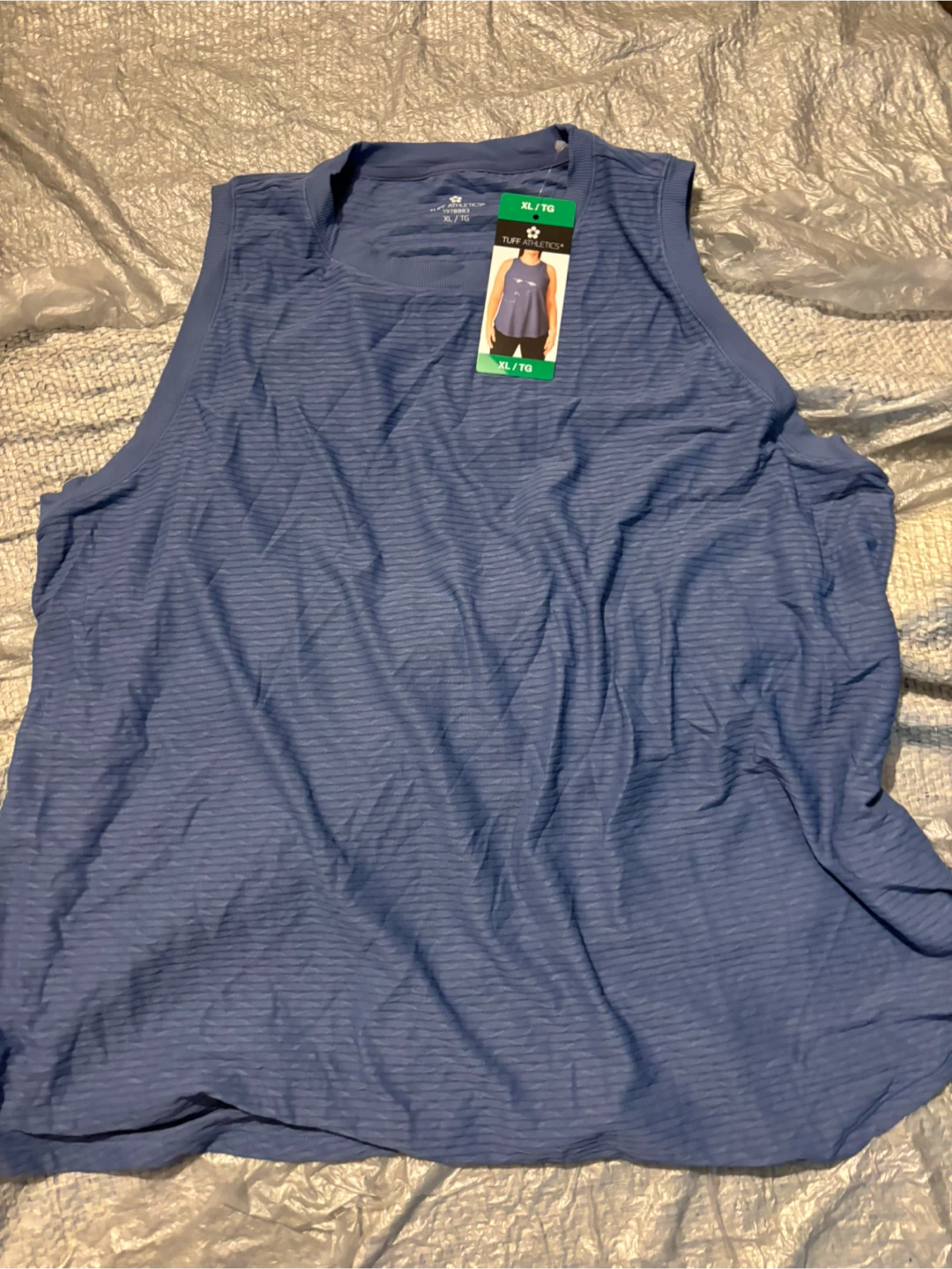 Tuff Athletics Blue Tank Top XL/TG