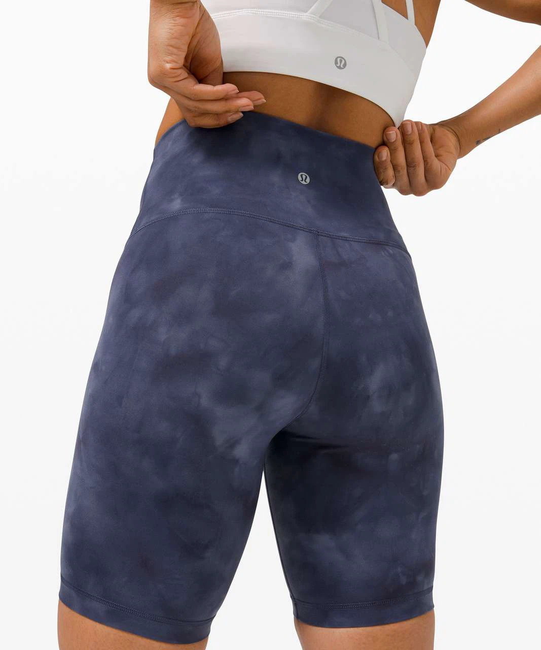 Lululemon Wunder Train 8” size 6 Tie-Dye Navy Blue - photo 2
