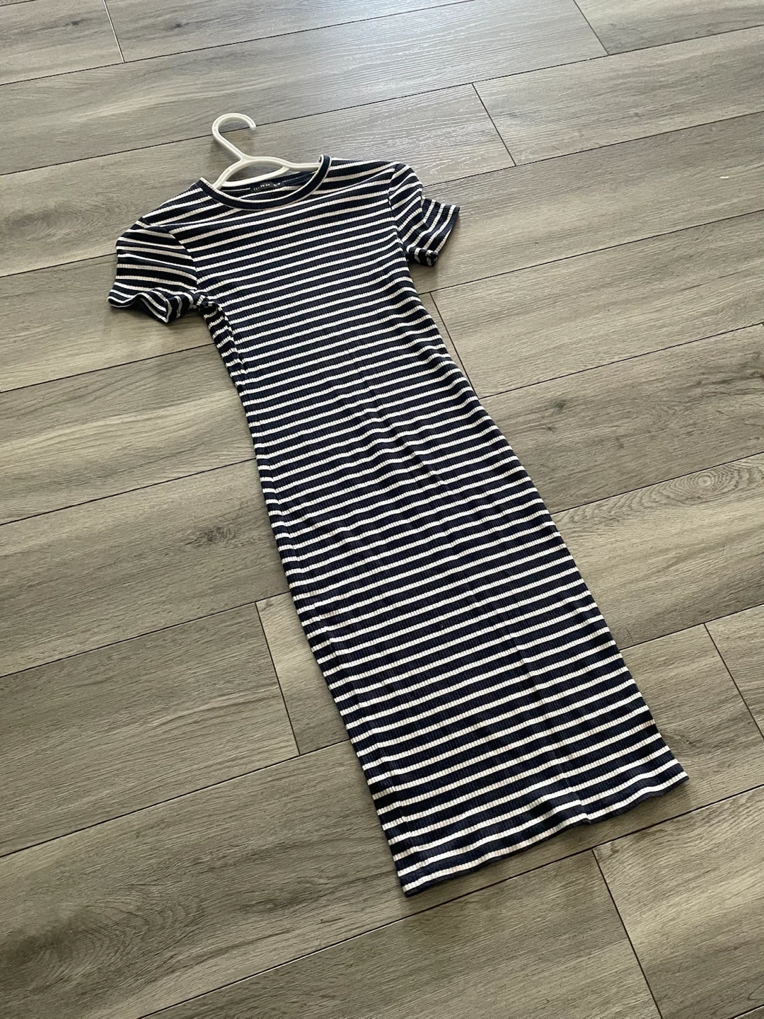 Striped Ribbed Dress