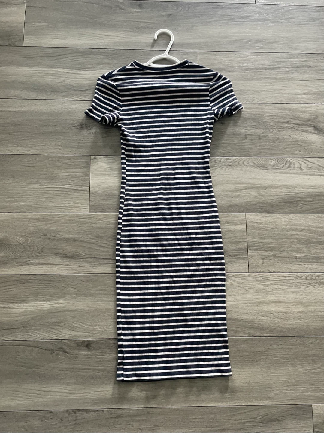 Striped Ribbed Dress - photo 4