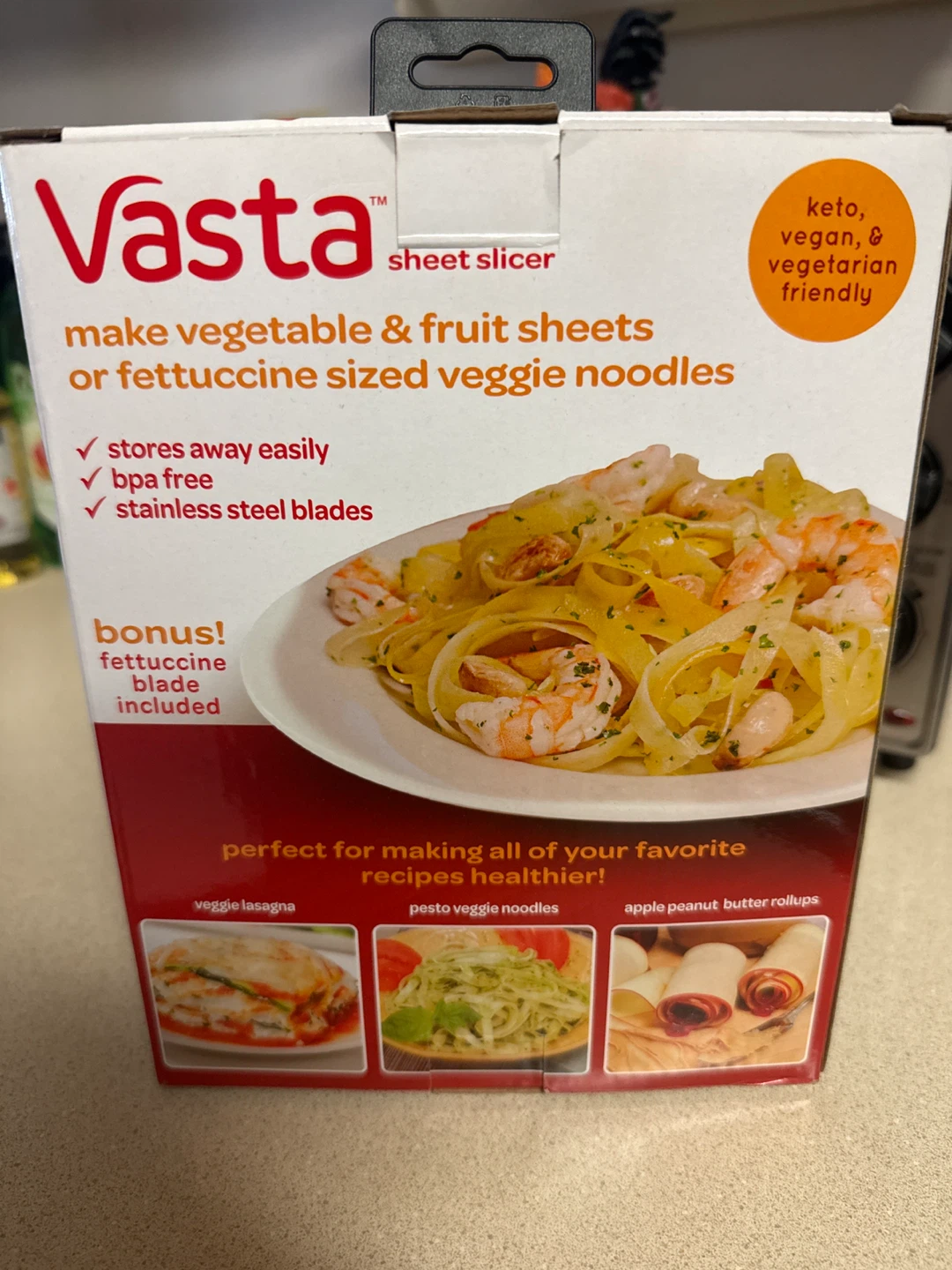 Vasta Sheet Slicer with Bonus Fettuccine Blade - photo 3