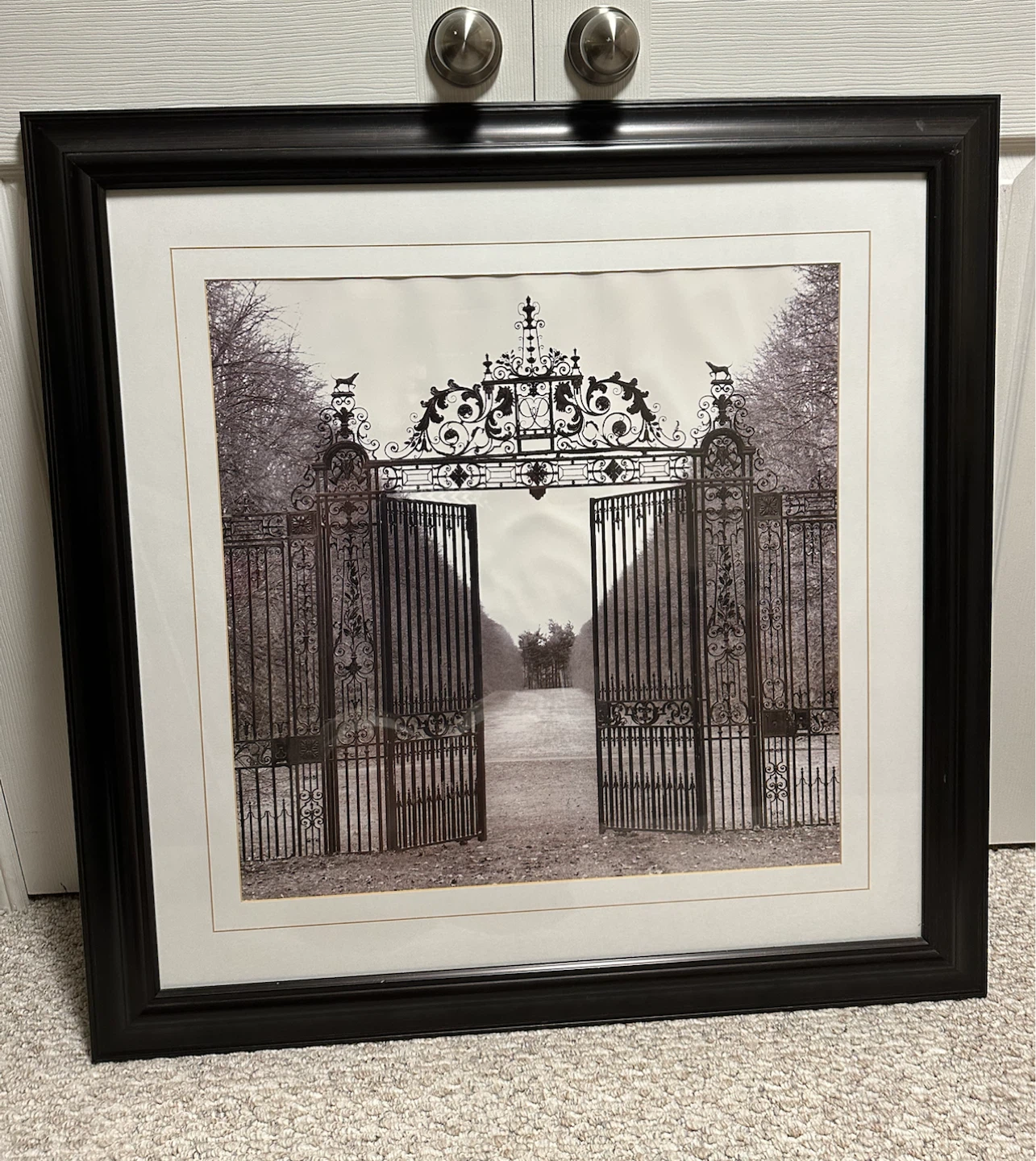 Framed Artwork - Ornate Gate Print