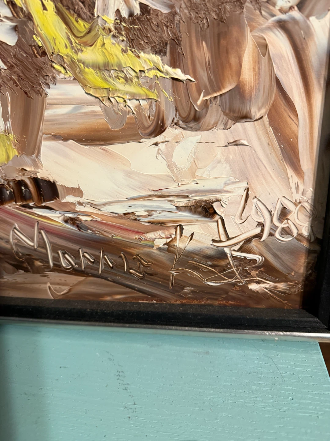 1998 Morris Katz Daisy painting - photo 2