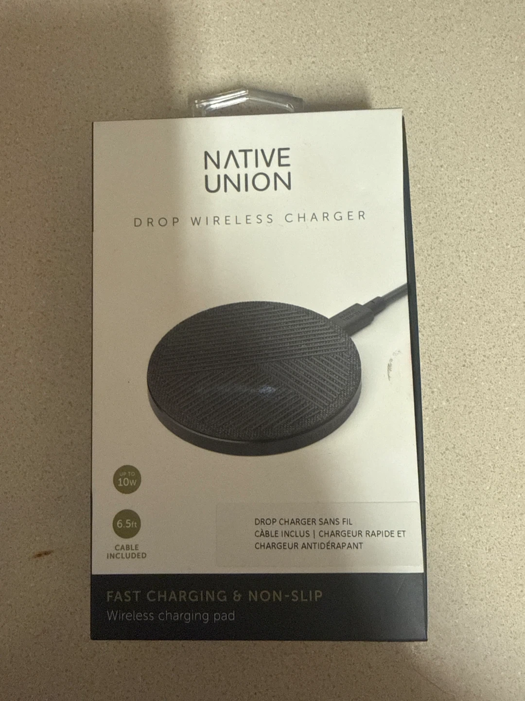 Native Union Drop Wireless Charger with 6.5ft Cable
