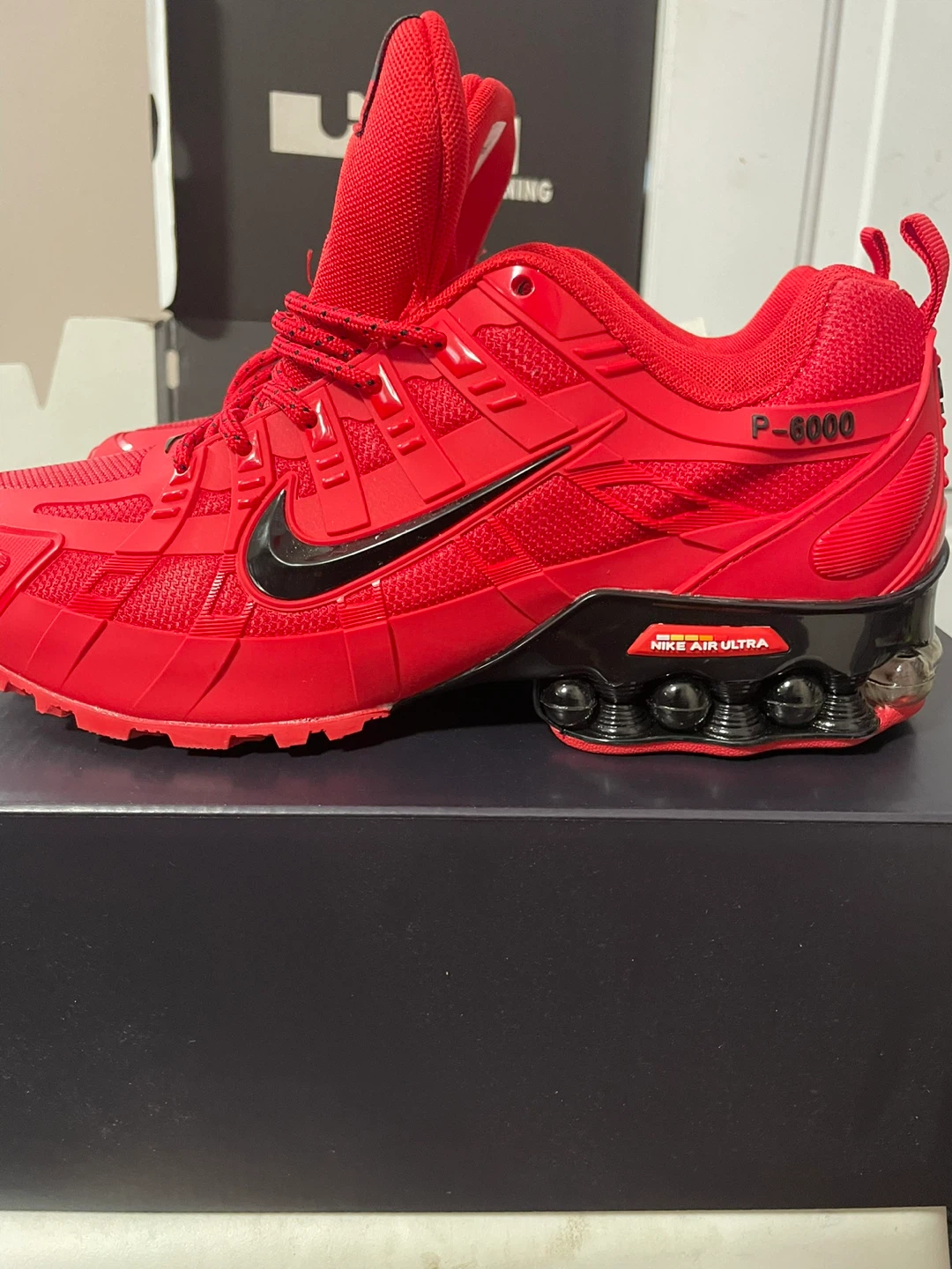 Adidas Porsche Design Black Red Running Shoes - photo 5