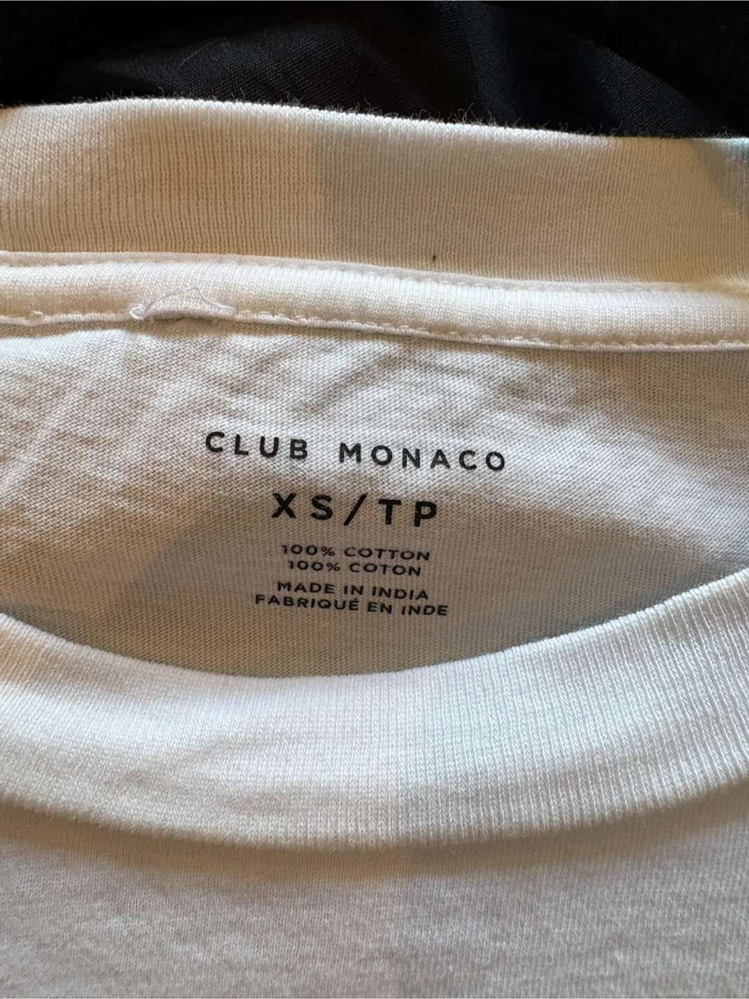 Club Monaco White Cotton T-Shirt - XS men’s - photo 2