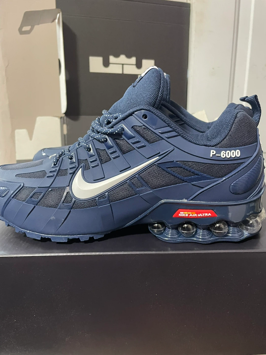Nike P-6000 Air Ultra Navy Blue Sneakers - photo 3