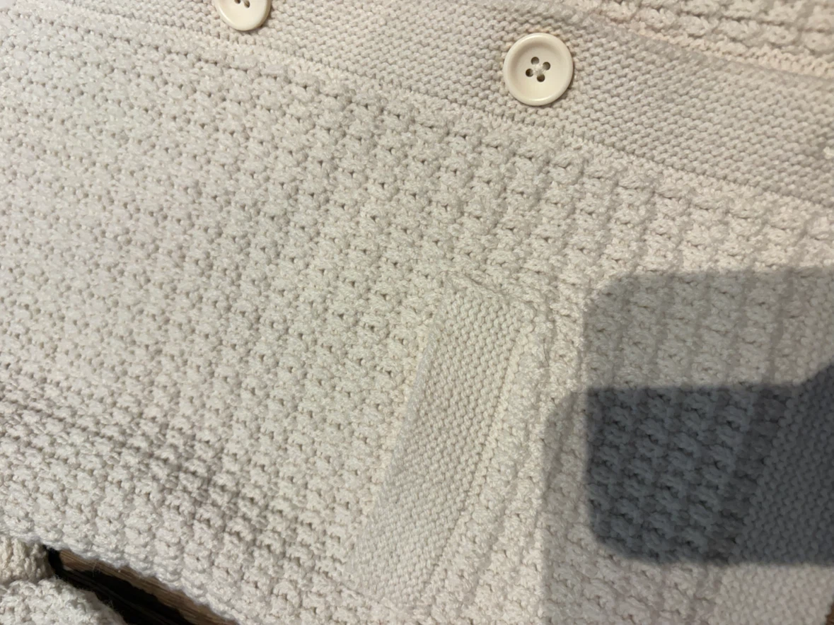Uniqlo Cream/off white Knit Cardigan S/P - photo 3