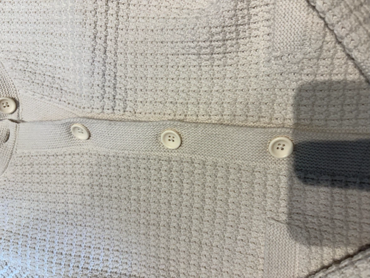 Uniqlo Cream/off white Knit Cardigan S/P - photo 4