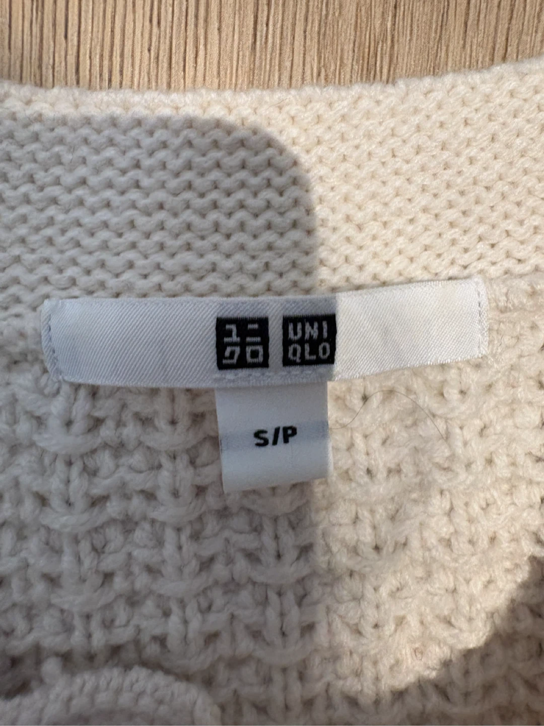 Uniqlo Cream/off white Knit Cardigan S/P - photo 2