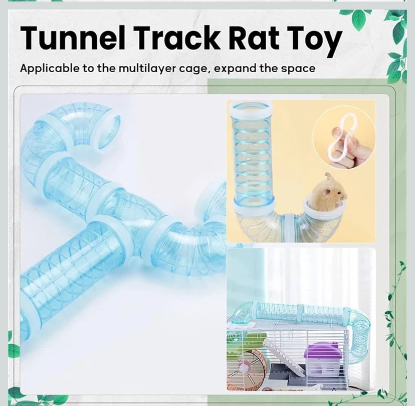 Tunnel Track Rat Toy for Hamsters - photo 4