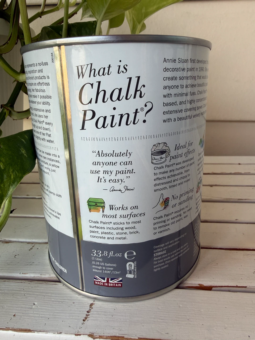 Annie Sloan Chalk Paint 1 Litre - Graphite - photo 2
