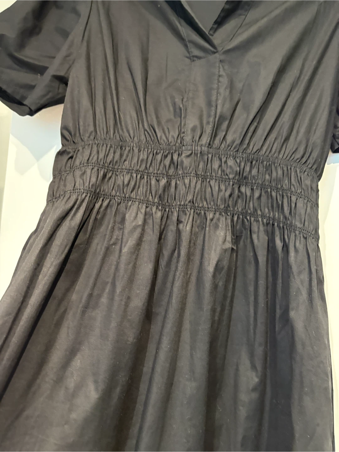 Black tiered maxi dress size small - photo 3