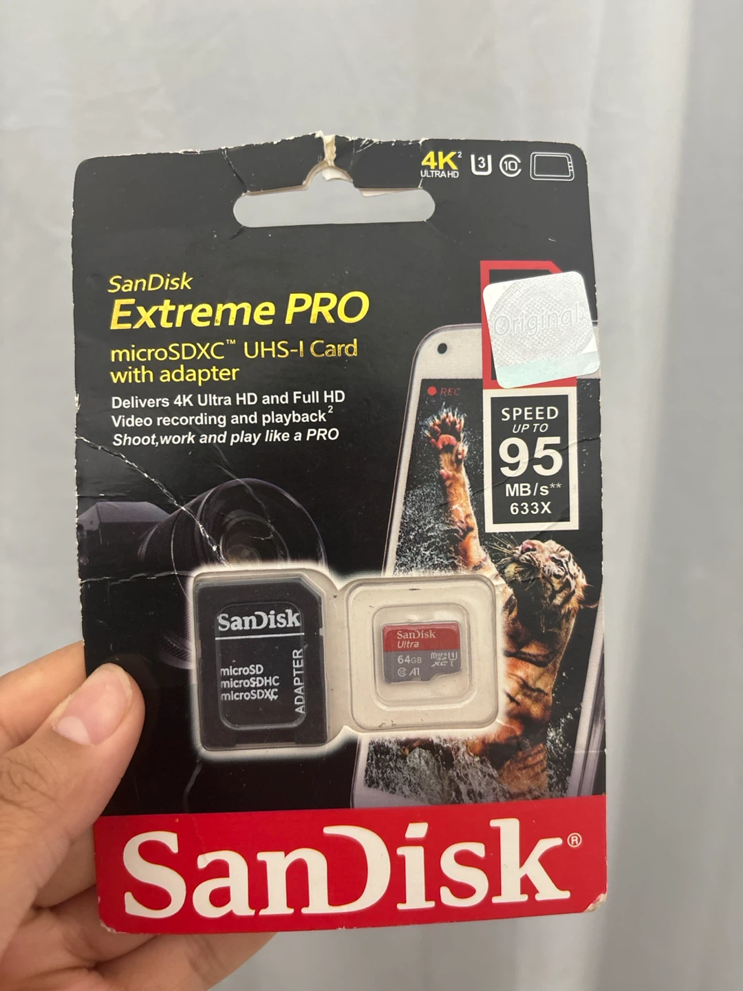 SanDisk Extreme PRO microSDXC UHS-I Card with Adapter - 64GB