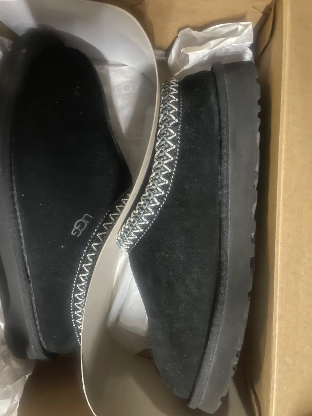 UGG Black Suede Slippers - photo 2