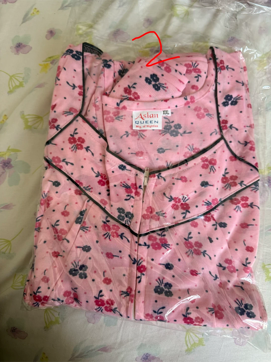 Asian Queen Nighty XXL Pink Floral - photo 2