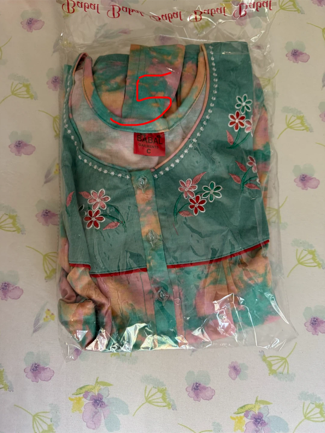 Asian Queen Nighty XXL Pink Floral - photo 5