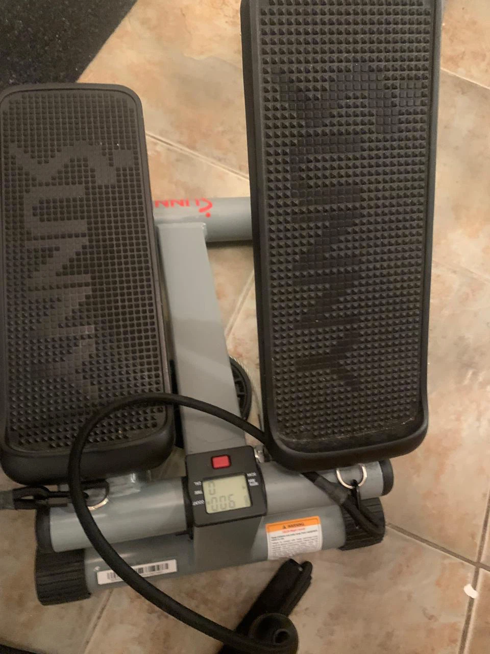Sunny Health & Fitness Stepper with Resistance Bands