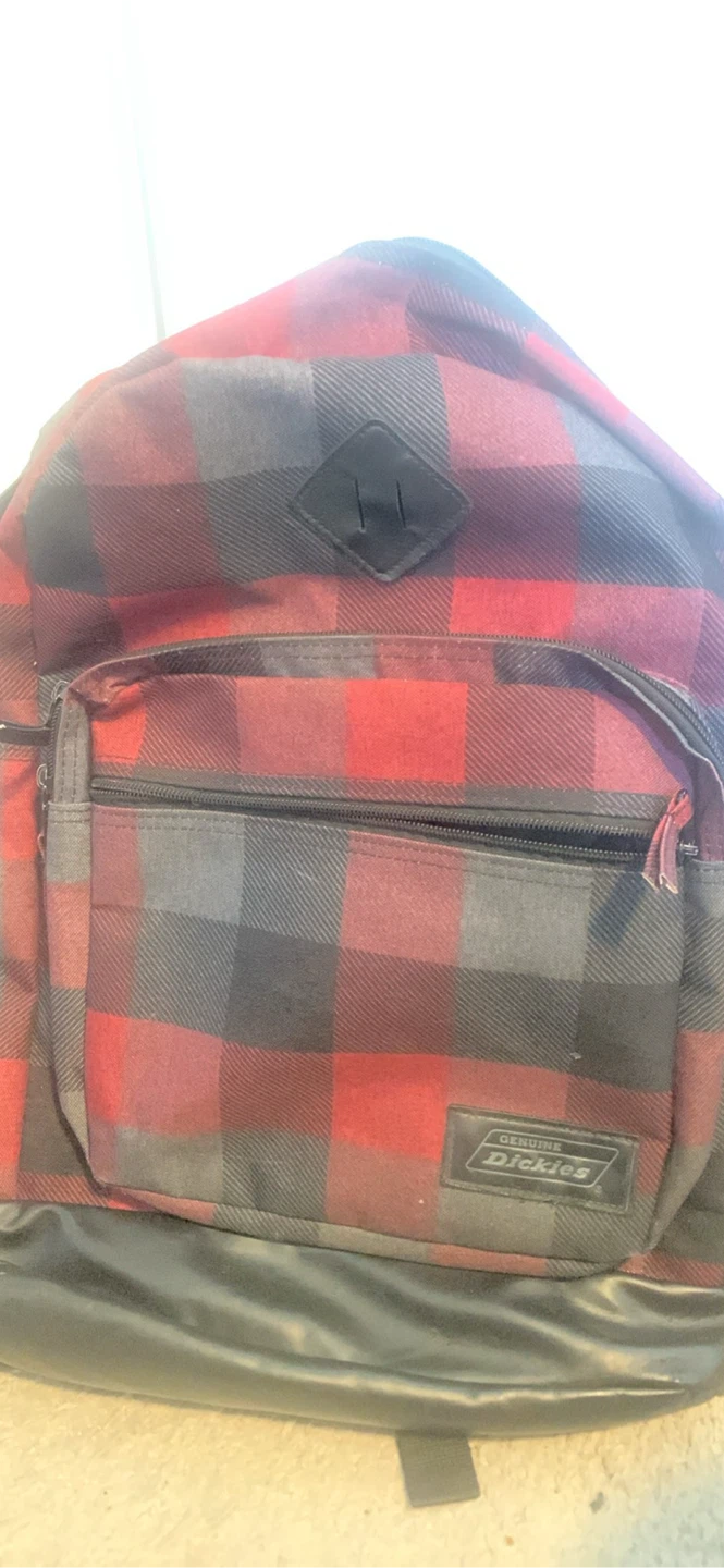 Dickies Plaid Backpack