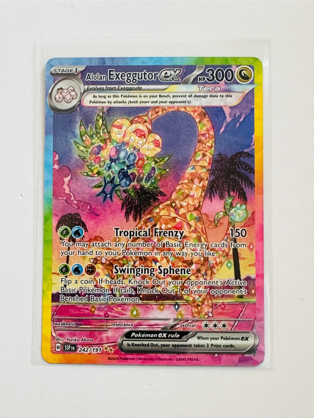 Alolan Exeggutor EX 242/191 Pokémon Card