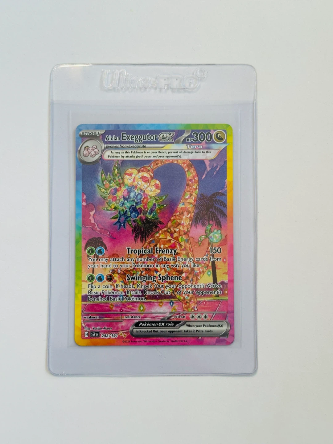 Alolan Exeggutor EX 242/191 Pokémon Card - photo 3