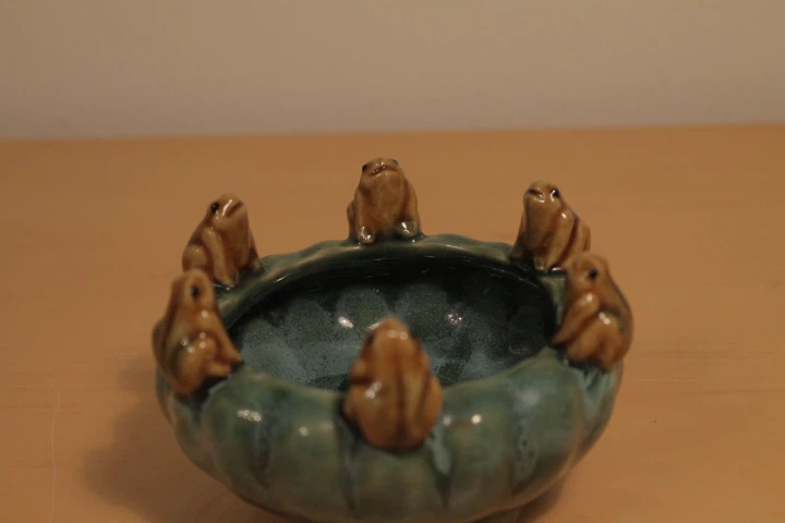 Ceramic Frog Trinket Dish - photo 2