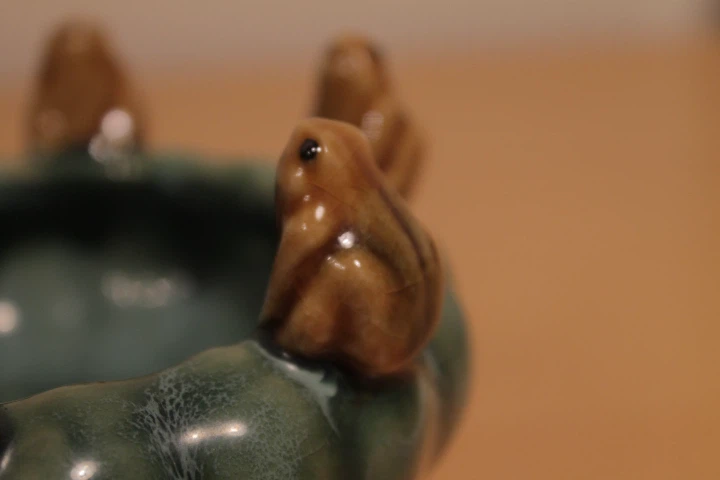 Ceramic Frog Trinket Dish - photo 5