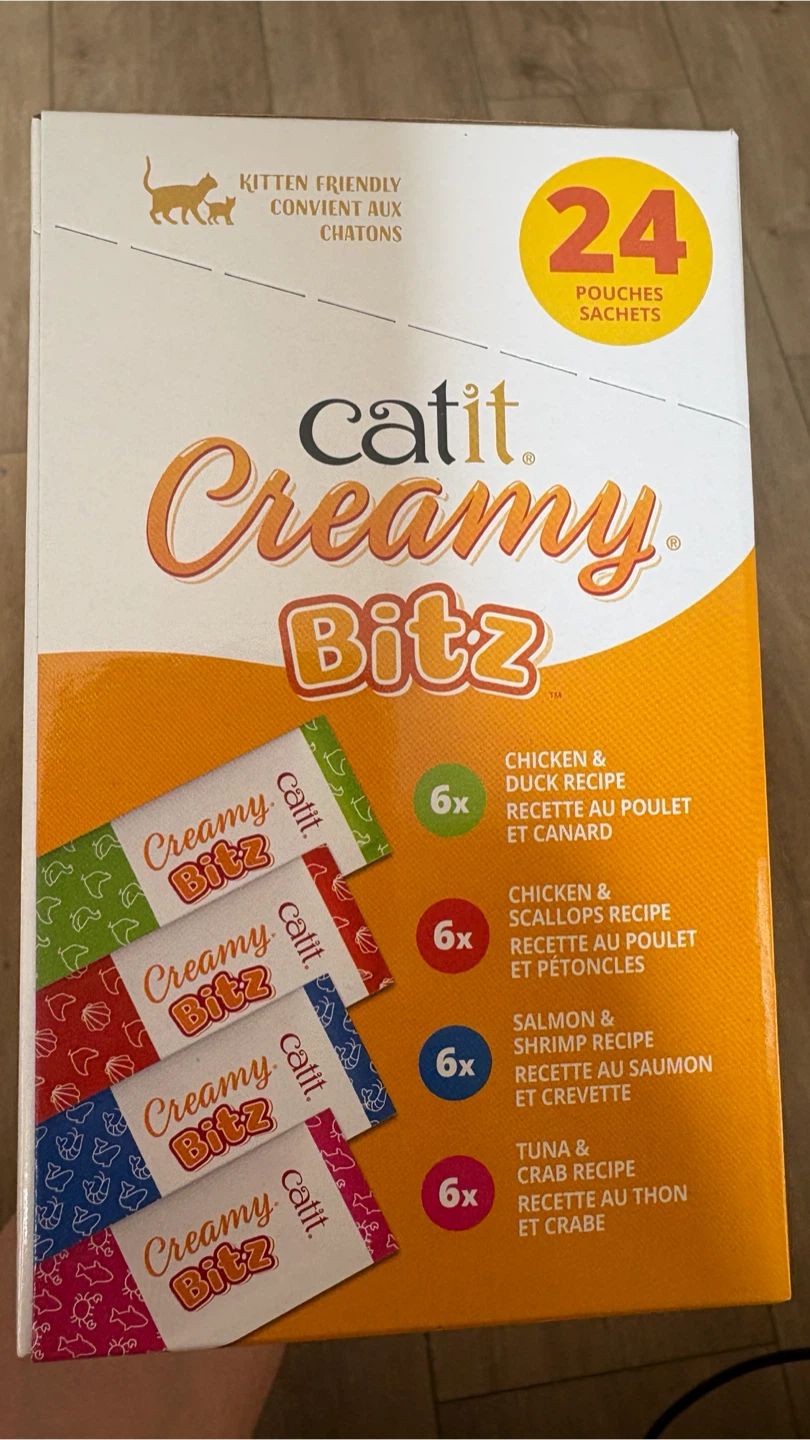 Catit Creamy Bitz Mega Mix - 24 Pouches - photo 4