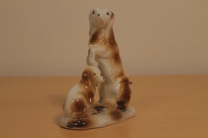 Dog & Puppy Figurine - photo 2