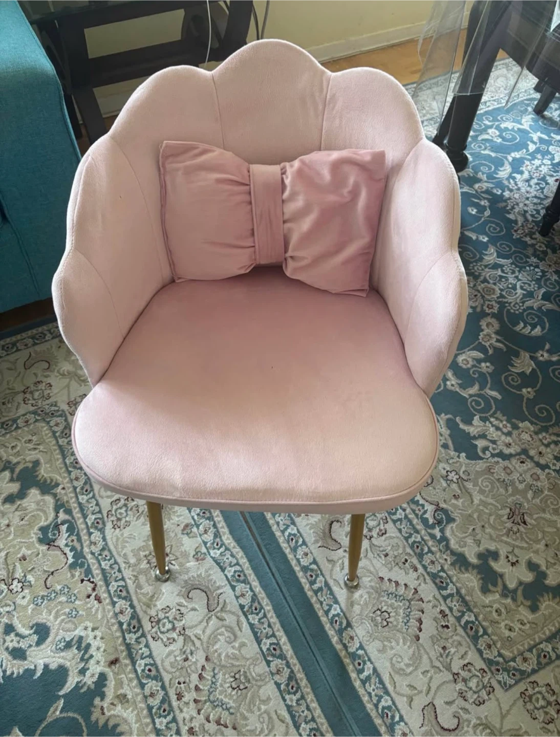 Pink Vanity Shell Chair - photo 2