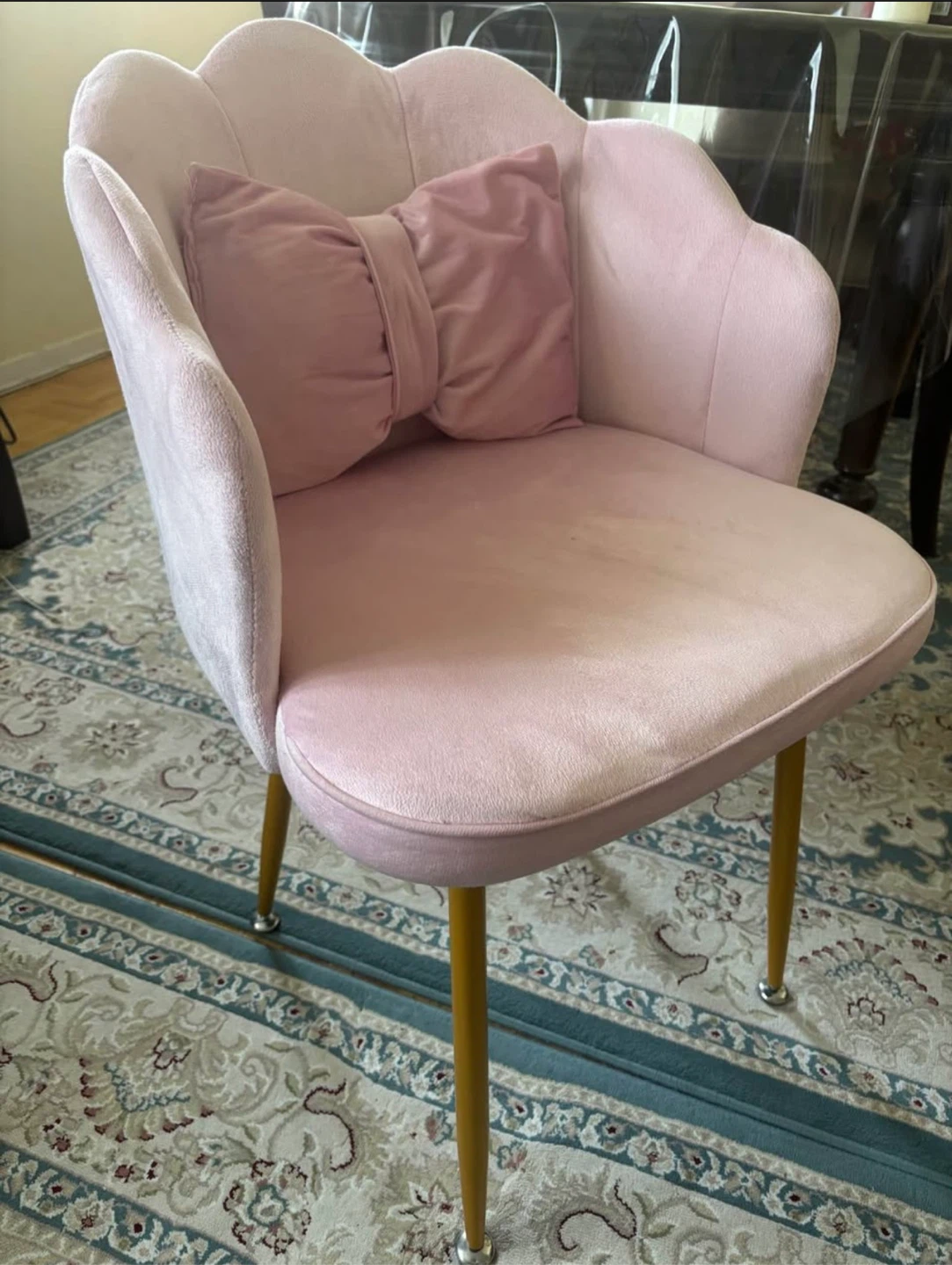 Pink Vanity Shell Chair - photo 3